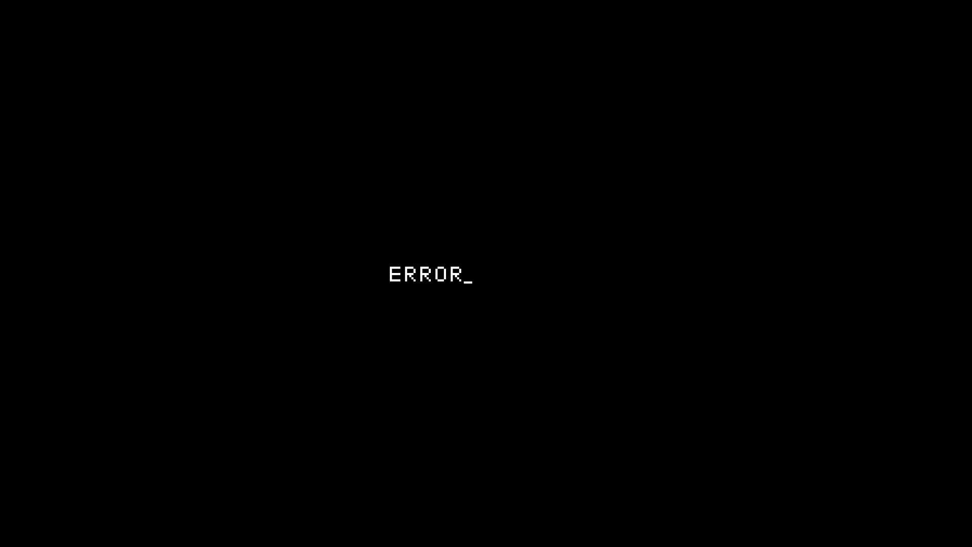 error intro